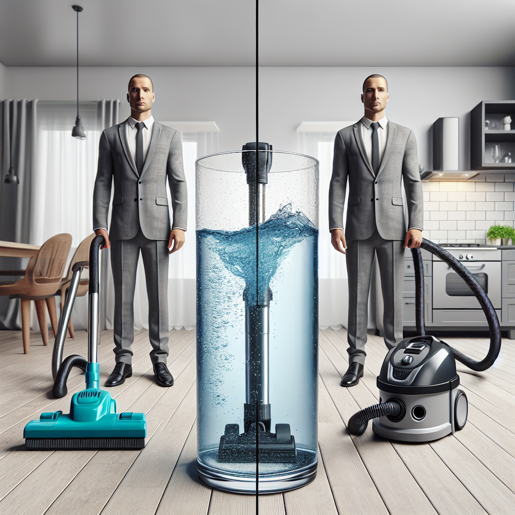 Wasserstaubsauger im Vergleich zu anderen Geräten